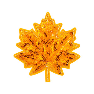 Patchs thermocollants en forme de feuille d'érable colorés et scintillants pour l'automne, décoration de Thanksgiving, appliques DIY pour vêtements et chapeaux - Product Image 5