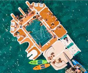 Gran venta portátil piscina de regazo Netted, caja red de protección de medusas, piscina de mar inflable para yates - Product Image 3