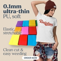 Vinilo Textil Termoadhesivo PU HTV Easyweed para Diseño de Camisetas, con Iconos Similares, Personalizable