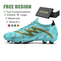 Chaussures de football pour garçons, enfants et hommes, avec tige synthétique de haute qualité personnalisée et logo sur mesure