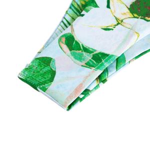 Traje de Baño Bikini de 3 Piezas con Estampado Americano y Logotipo Personalizado, Mini Bikini con Tanga, Ropa de Playa para Mujer - Product Image 5