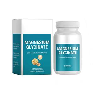 Glicinato <span class=keywords><strong>de</strong></span> Magnesio con Vitamina B6 y D3, <span class=keywords><strong>Cuidado</strong></span> Diario del Cuerpo, Estimula la Vitalidad, Aumenta la Energía, Favorece el Bienestar General - Product Image 1