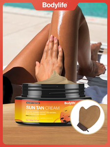 <span class=keywords><strong>Crema</strong></span> Autoabbronzante Idratante Bodylife 100g per Tutti i Tipi di Pelle, Cura del Corpo per l'Estate e la Spiaggia - Product Image 3