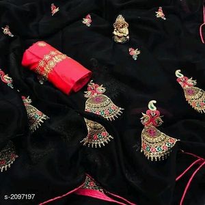 ชุดส่าหรีเซอัทเสื้อผ้าสำหรับปาร์ตี้ดีไซน์แบบอินเดีย - Product Image 2