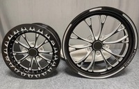 Nouvelles jantes Drag Wheels 17x4.5 15x10 personnalisées avec beadlocks forgés noir brillant 5x114.3 5x120 Garantie structurelle à vie pour Falcon