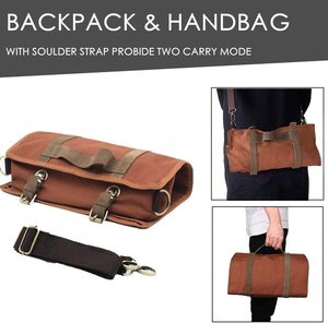 Tùy chỉnh hot có thể gập lại công cụ Túi xách tay chuyên nghiệp <span class=keywords><strong>bartender</strong></span> <span class=keywords><strong>Kit</strong></span> túi du lịch cuộn lên thanh vải - Product Image 5