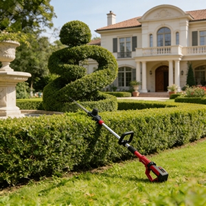 Taille-<span class=keywords><strong>haie</strong></span> télescopique sans fil électrique avec manche extensible longue portée - Product Image 6