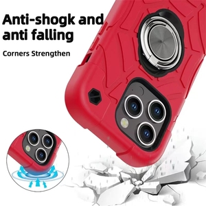 Nuovo Arrivo: <span class=keywords><strong>Cover</strong></span> Robusta in PC e <span class=keywords><strong>Silicone</strong></span> con Cavalletto per <span class=keywords><strong>iPhone</strong></span> <span class=keywords><strong>11</strong></span> 12 13 14 15 16 17 Pro Max - Product Image 3