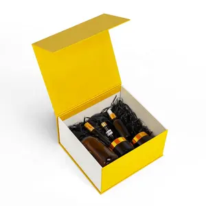 노란 반점 uv 풀 컬러 인쇄된 포장 상자 엄밀한 선물 상자 의류 신발 메이크업은 향수 립스틱 자석 마감을 도구로 만듭니다