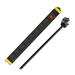 ชุดจ่ายไฟ PDU อเนกประสงค์ 8 ช่อง 2500W ขนาด 1U สำหรับติดตั้งบนแร็ค 19 นิ้ว พร้อมสวิตช์หลัก - Product Image 3