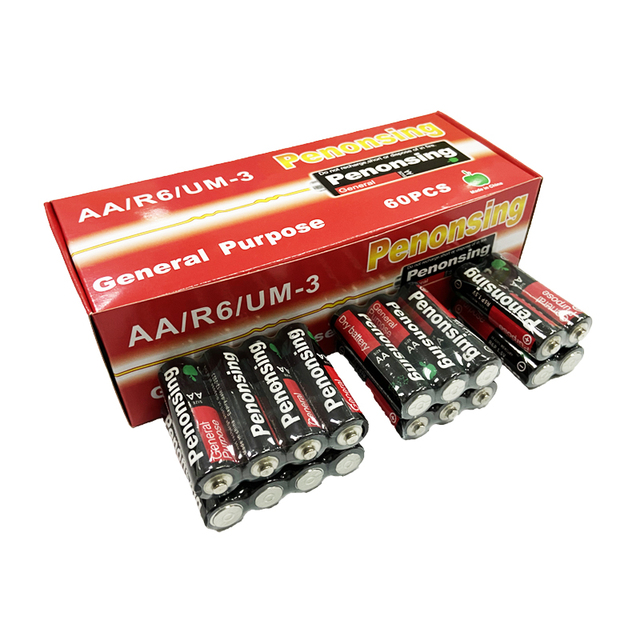 Buy Bulk Size AA R6P UM3 Zinc Carbon Dry Cell 1.5v Primary Batteries for Toys