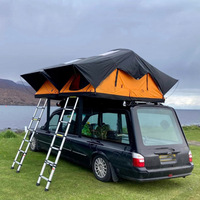 Zentopia Hartschalen Wasserdichtes Vier-Jahreszeiten-Dachzelt Schnell Aufklappbares Faltbares Auto-Dachzelt für SUV Offroad-Camping