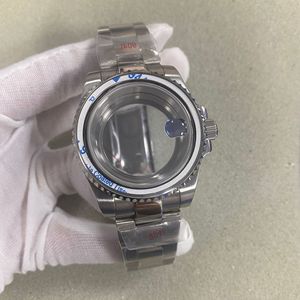 Accessoires personnalisés, boîtier de montre à bague en céramique, cadran de 28.5mm, bracelet de montre en acier inoxydable adapté au mouvement Nh35/34/36/38/<span class=keywords><strong>7S</strong></span>/4R, boîtier en saphir - Product Image 2
