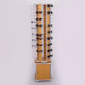 2022 New Rotating Sunglasses Display Stand Eyewear Hanger 108 Pairs Sunglass Rack Holder