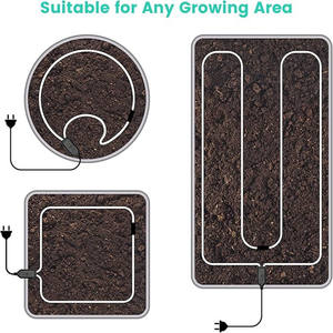 Câble chauffant pour le sol Câble électrique pour le réchauffement du sol Câble chauffant en silicone pour plantes à effet de <span class=keywords><strong>serre</strong></span> - Product Image 5