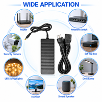 Adaptateur secteur de bureau certifié Prime Factory Source 15V 5A 75W à sortie stable haute puissance pour système audio et appareil intelligent
