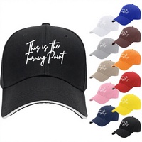 Gorra de béisbol de PVC transfronteriza nueva con logo de letras, impresión digital, 6 paneles, parte superior rígida, transpirable, impermeable, con capa intermedia de protección solar