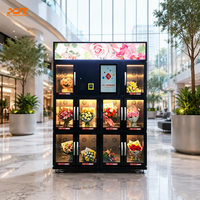 Boutique de fleurs automatisée 24h/24 et 7j/7, vente en gros de fleurs, distributeur automatique de fleurs intelligent européen, réfrigérateur automatique pour fleurs fraîches, distributeur automatique de fleurs à vendre