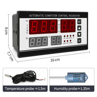 Incubadora de Huevos con Control de Temperatura y Humedad Totalmente Automático, Termostato