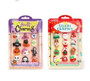 Set <span class=keywords><strong>de</strong></span> Dijes <span class=keywords><strong>de</strong></span> Resina Planos Personalizados con Dibujos Animados, Dijes <span class=keywords><strong>de</strong></span> Resina Coloridos, Dijes Adhesivos Lindos para Pulseras, Accesorios para Hacer Joyería DIY - Product Image 5