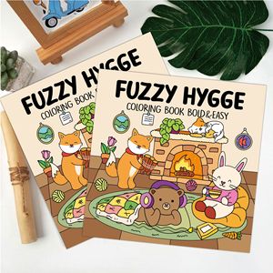 <span class=keywords><strong>Livre</strong></span> de coloriage en papier douillet et mignon pour adultes et adolescents, avec des personnages <span class=keywords><strong>d</strong></span>'animaux adorables pour soulager le stress - Product Image 1