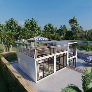 Casa Contenedor Plana Impermeable e Ignífuga de 20 pies, Panel Sándwich, Edificio Prefabricado para Dormitorios u Oficinas, Hogar Desmontable - Product Image 5