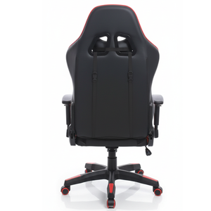 <span class=keywords><strong>Fauteuil</strong></span> de bureau pivotant moderne et durable avec rembourrage professionnel noir et rouge, artisanat de qualité supérieure, chaise <span class=keywords><strong>ergonomique</strong></span> pour <span class=keywords><strong>gamer</strong></span> avec repose-pieds - Product Image 4