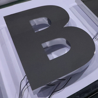 Enseigne en lettres métalliques rétroéclairées YIJIAO pour logo d'entreprise, enseignes en lettres lumineuses pour bateau