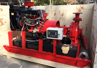 Pompe de système d'incendie avec armoire, ensemble de pompes jockey diesel-électriques, système de lutte contre l'incendie pour projets de construction