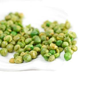Aperitivos de guisantes verdes de alta proteína Sabor a wasabi crujiente y sabroso Horneado y frito Envasado a granel o en bolsa Golosinas de frijol - Product Image 4