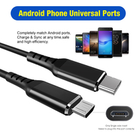 Cable Micro USB trenzado de nylon Android Charge 1M 2M 3M 4M para Samsung Galaxy S7 S6 J7 Note 5, Kindle, PS4 y más