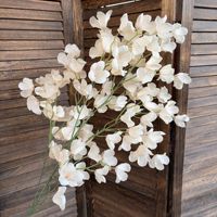 Petites fleurs artificielles en soie en forme de cloche pour la décoration de lieux de mariage, marqueurs d'allée, arrangements floraux de plafond, fleurs d'hôtel
