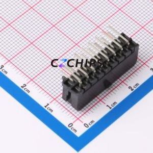 WAFER-MX3.0-16PWZ Wire-to-Board Pin Header Bent Lead Through Hole,P=3mm Connector 2x8P 3mm Right Angle Insert Micro-Fit (MX 3.0) - Product Image 2