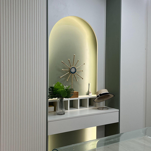 WPC壁パネル複合ラミネート木材代替壁装飾パネルインテリア - Product Image 3