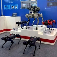 Jambes/corps de chien robotique en fibre de carbone léger à haute performance pour chien robotique
