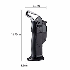 Isqueiro portátil da tocha do metal com a chama recarregável do jato para charutos BBQ & soldadura Design moderno para presentes do negócio - Product Image 6