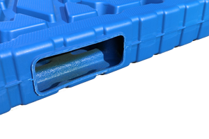 אחסון מחסן NEXARA 1414 1400*1400*150 מ""מ יציקת מכה מקשה אחת משטח פלסטיק יורו כבד למלגזה - Product Image 3