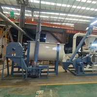 BIGWIN nouvelle ligne de Production automatique de granulés d'alimentation à haute efficacité de 3000 kg/h pour le bétail et la volaille 220V 1 an de garantie