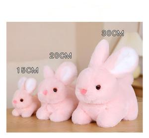 Giocattoli per Bambini: Coniglio di Cotone Creativo di Tendenza - Simpatico Coniglietto Bianco, Bambola con Coperta, Marionetta, Regalo per Bambini, Antistress - Product Image 4