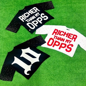 <span class=keywords><strong>2025</strong></span> thiết kế mới quá khổ cắt áo thun tùy chỉnh màn hình in khoáng rửa áo phông - Product Image 1