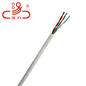 Câble téléphonique extérieur 1 paire torsadée 2 cœurs avec fil de messager 1 paire 2 paires 3 paires fil de descente multi-paires - Product Image 6