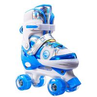 Patins à roulettes réglables à quatre roues, 4 roues lumineuses pour enfants, garçons et filles