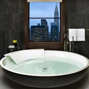 Vasca da <span class=keywords><strong>Bagno</strong></span> Freestanding in Solid Surface, Lussuosa Vasca da <span class=keywords><strong>Bagno</strong></span> in Pietra Naturale per Doccia - Product Image 4