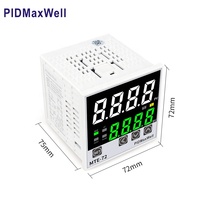 Contrôleur de température numérique PID MTE-72 avec affichage LED, entrée TC/RTD, sortie relais SSR, compatible OEM/ODM, matériau ABS, indice de protection IP43