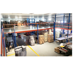 Estantes de entresuelo de almacén de metal industrial, estantería duradera de varios niveles a precio de fábrica para pisos de oficina - Product Image 5
