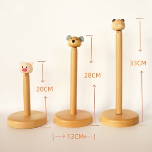 Porte-serviettes en papier vertical créatif à thème animalier <span class=keywords><strong>de</strong></span> dessin animé, support <span class=keywords><strong>de</strong></span> rangement pour chiffons pour paresseux, en <span class=keywords><strong>bois</strong></span>, pour rouleaux <span class=keywords><strong>de</strong></span> papier - Product Image 5