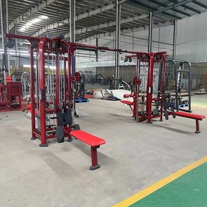 Attrezzatura da Bodybuilding Ganas Professionale Commerciale Multifunzione <span class=keywords><strong>per</strong></span> Allenamento della <span class=keywords><strong>Forza</strong></span> Macchina Multi Jungle a 8 Stazioni con Cavi - Product Image 5
