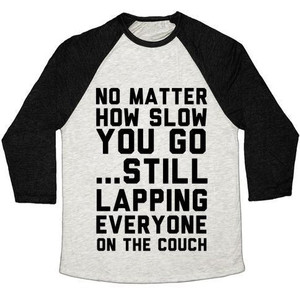 No Matter How Slow Camiseta de béisbol unisex de mezcla triple - Product Image 4