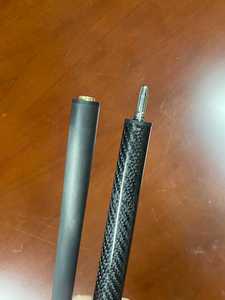 SHENGTIAN Fers de billard américains en fibre de carbone vierge pour le billard à neuf boules, motif personnalisé, joint en acier inoxydable, 3,8-4,0 oz, 735 mm - Product Image 5