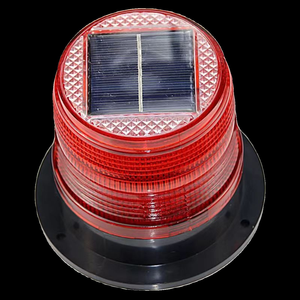 Base magnetica luce del tetto del veicolo del carrello elevatore del traffico del carrello elevatore lampeggiante luce stroboscopica lampada solare faro Led - Product Image 4